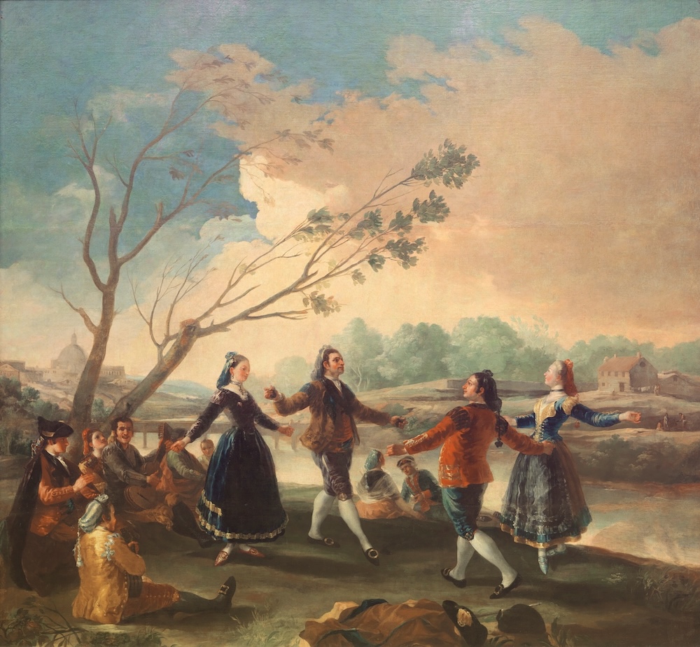 Dance on the Banks of the Manzanares by Francisco Goya